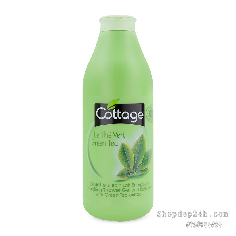 Sữa tắm nhập khẩu Cottage Le Vert Green Tea 750ml